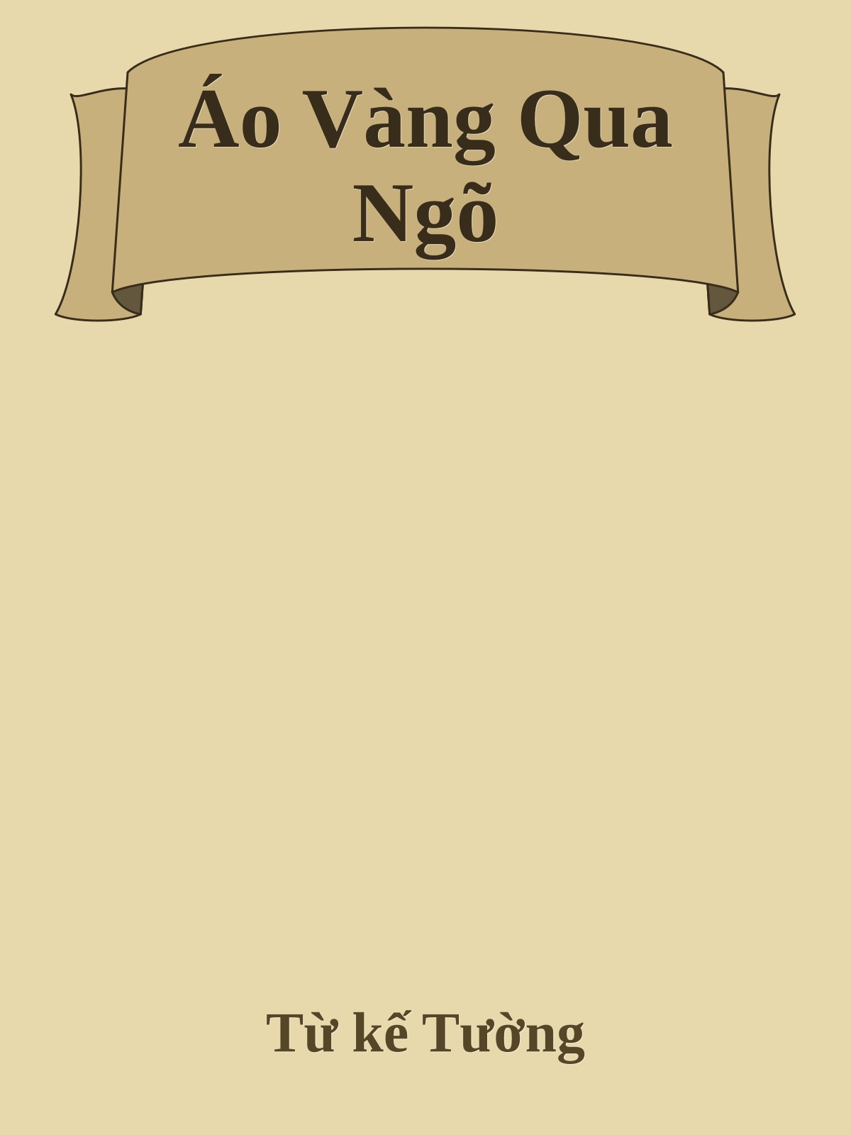 Áo Vàng Qua Ngõ